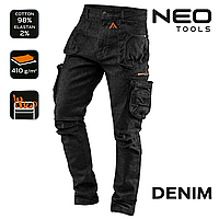 Рабочие джинсы мужские NEO DENIM, черные 81-233-S