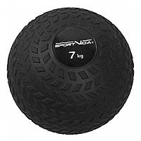 Слэмбол (медицинский мяч) для кроссфита SportVida Slam Ball 7 кг SV-HK0349 Black лучшая цена с быстрой