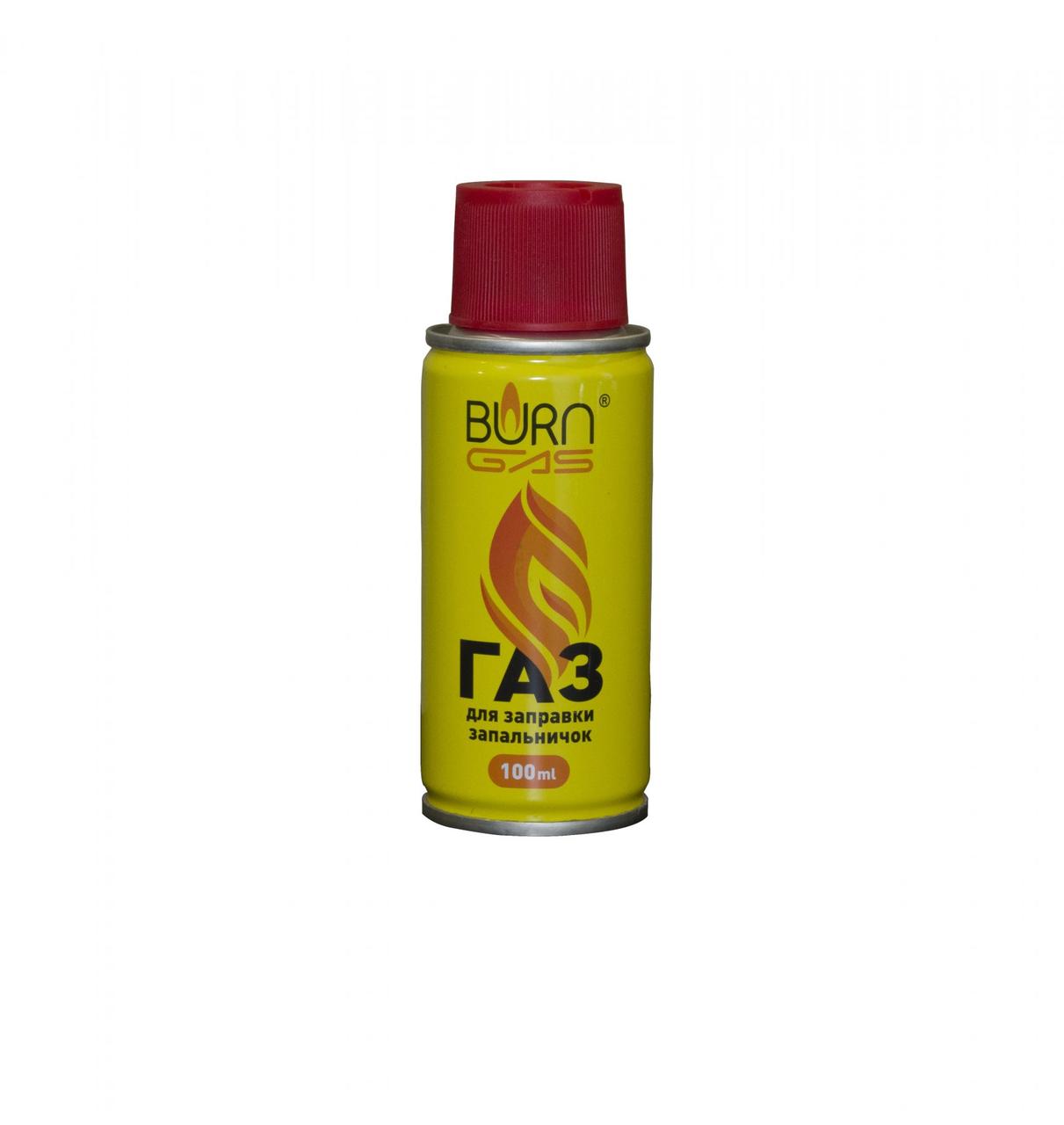Газ для заправки запальничок Burn Gas 100 ml, фото 1
