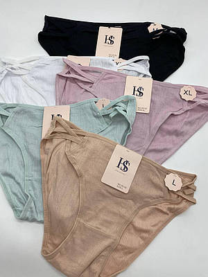 Жіночі трусики бавовняні молодіжні сліпи HANA однотонні 35132