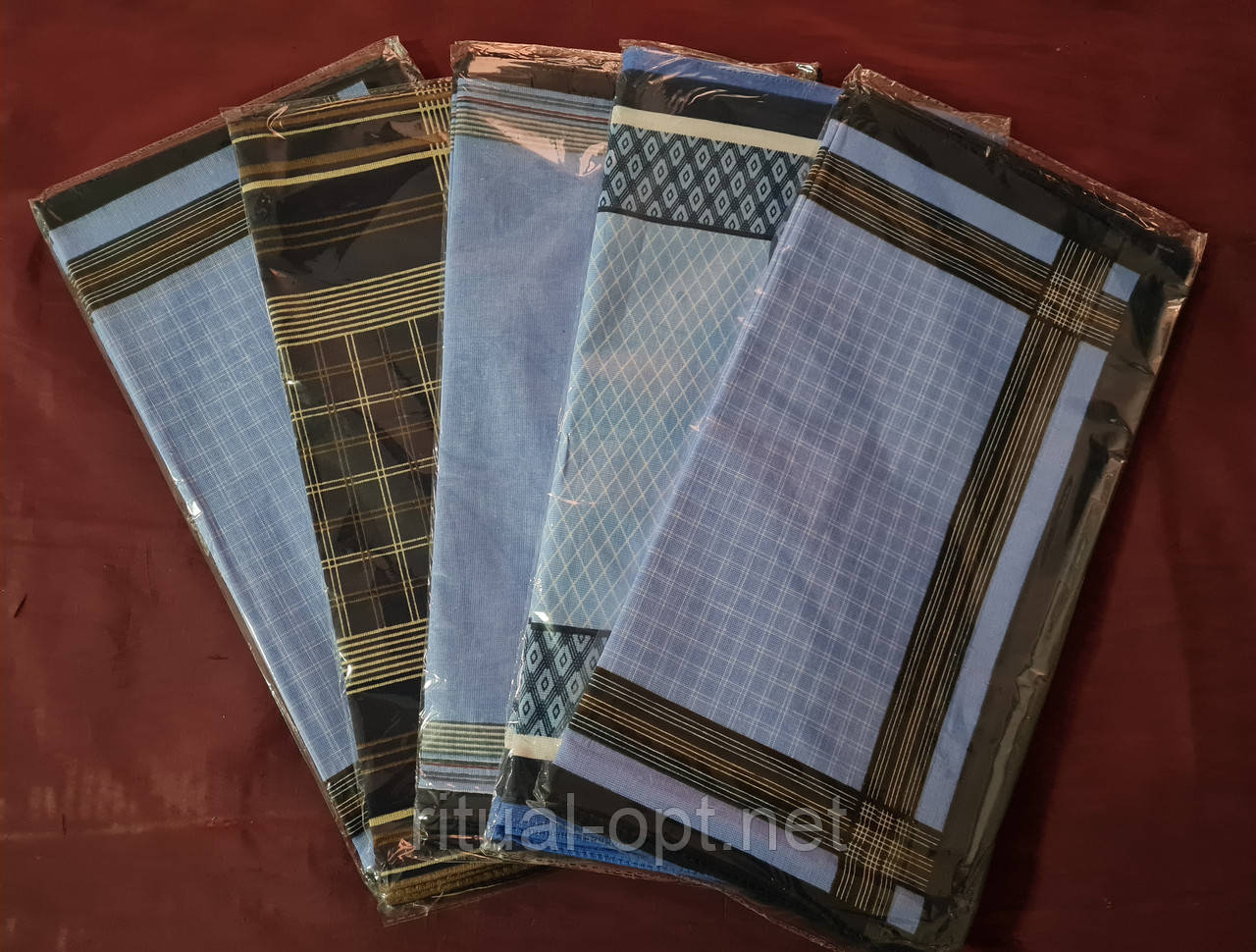 Носова хустка чоловіча бавовна 10 шт, фото 1