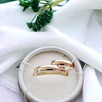 Серебряные обручальные кольца с золотыми пластинами по кругу ширина 5мм любой размер