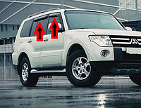 Дефлектори вікон для авто вітровики MITSUBISHI PAJERO WAGON 2006- AV-TUNING"