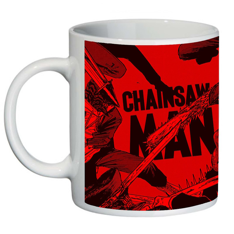Чашка Людина бензопила Chainsaw Man (мережка supercup CwM 0021)