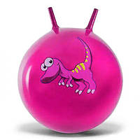 Мяч для фитнеса "Динозавры" (розовый) [tsi235345-TCI]