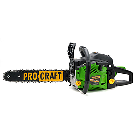 Бензопила ланцюгова PRO CRAFT GS-50  (1 шина, 1 ланцюг 40) NEW
