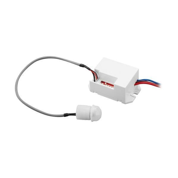 Датчик руху з регулюванням чутливості сутінків GTV CR-CR7000-00, 800W, IP20, 360⁰, CR-7 micro, білий