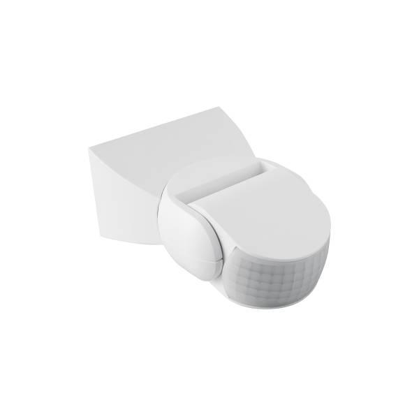 Датчик руху з регулюванням чутливості сутінків GTV CR-CR9000-00, 1200W, IP65, 180⁰, CR-9, білий