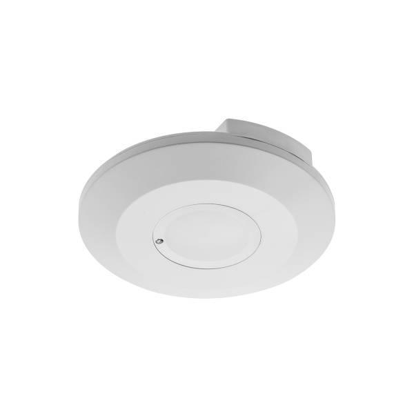 Датчик руху мікрохвильовий GTV CM-3 MINI, MAX.2000W, IP20, 360⁰, дальність 1-8м