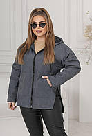 Женская весенняя куртка - ветровка больших размеров