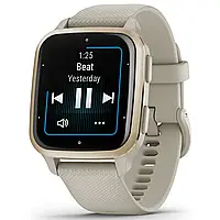 Cмарт-часы Garmin Venu SQ Music 2 French Gray/Cream Gold