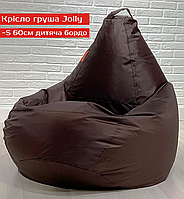 Кресло груша Jolly-S 60см детская коричневая