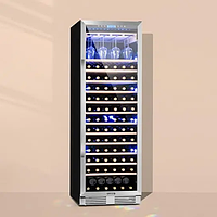 Винный холодильник Klarstein Vinovilla Grande 165 Uno, 425л, 165 бутылок, 24 бокала, 13 полок из бука