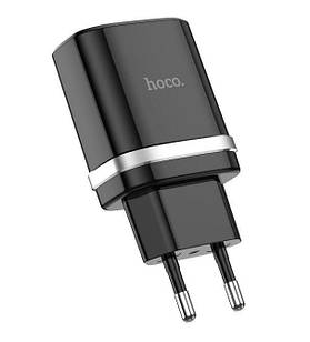 Адаптер мережевий Hoco Smart FCP / AFC C12Q |1USB, 3A, 18W, QC3.0| чорний