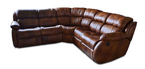 Угловой диван с реклайнером "REGLAINER" (310см-200см)