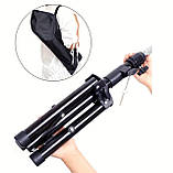 Тринога підлоговий штатив для манекен голови тримач для болванки підставка, фото 4