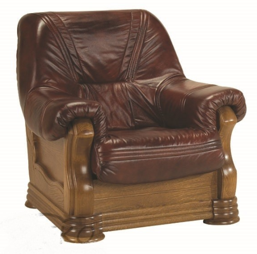 Классический комплект кожаной мебели "ANETA I, II" (3р+1) - фото 4 - id-p2127584731