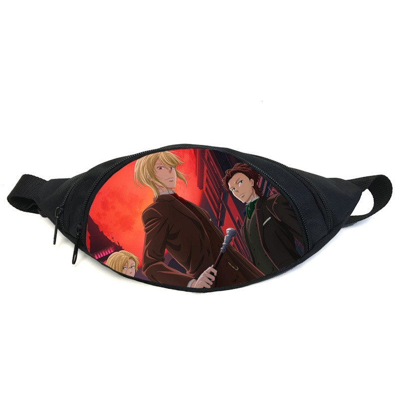 Поясна сумка бананка Патріотизм Моріарті Moriarty the Patriot (GB PM 01) Gear Bag чорна