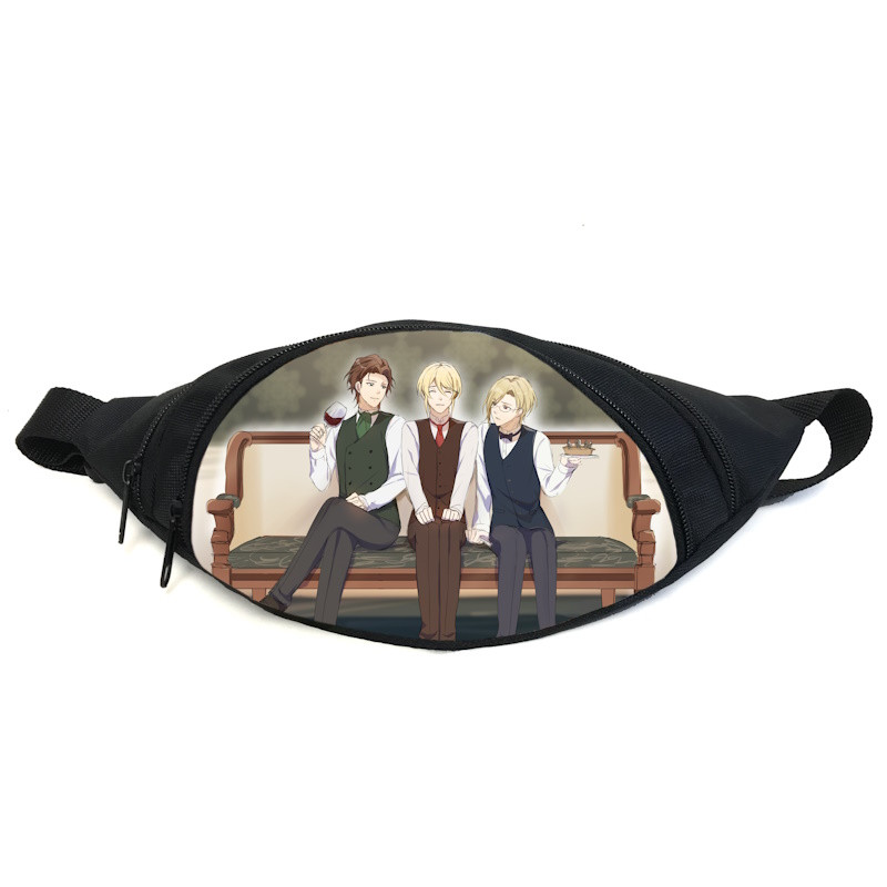Поясна сумка бананка Патріотизм Моріарті Moriarty the Patriot (GB PM 07) Gear Bag чорна