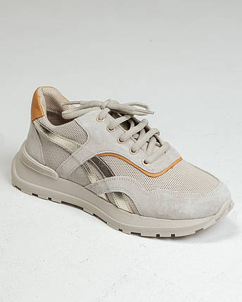 Кросівки Krula 2031 36 бежеві замша нубук, фото 1