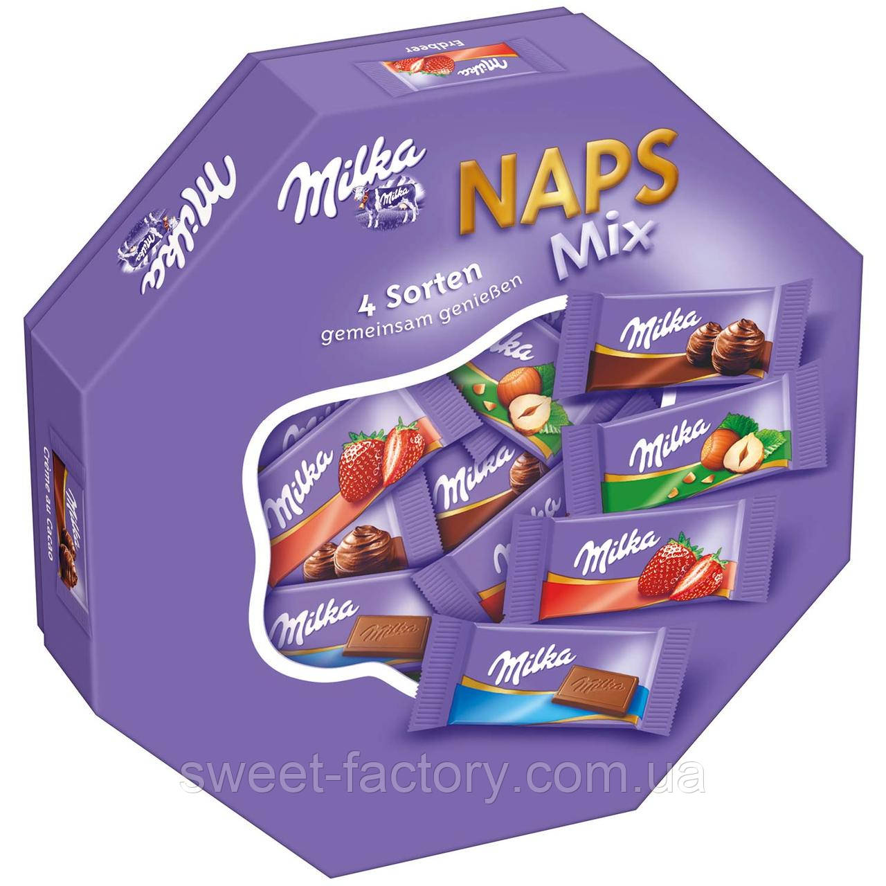 Шоколадні цукерки Milka Naps Mix 138g
