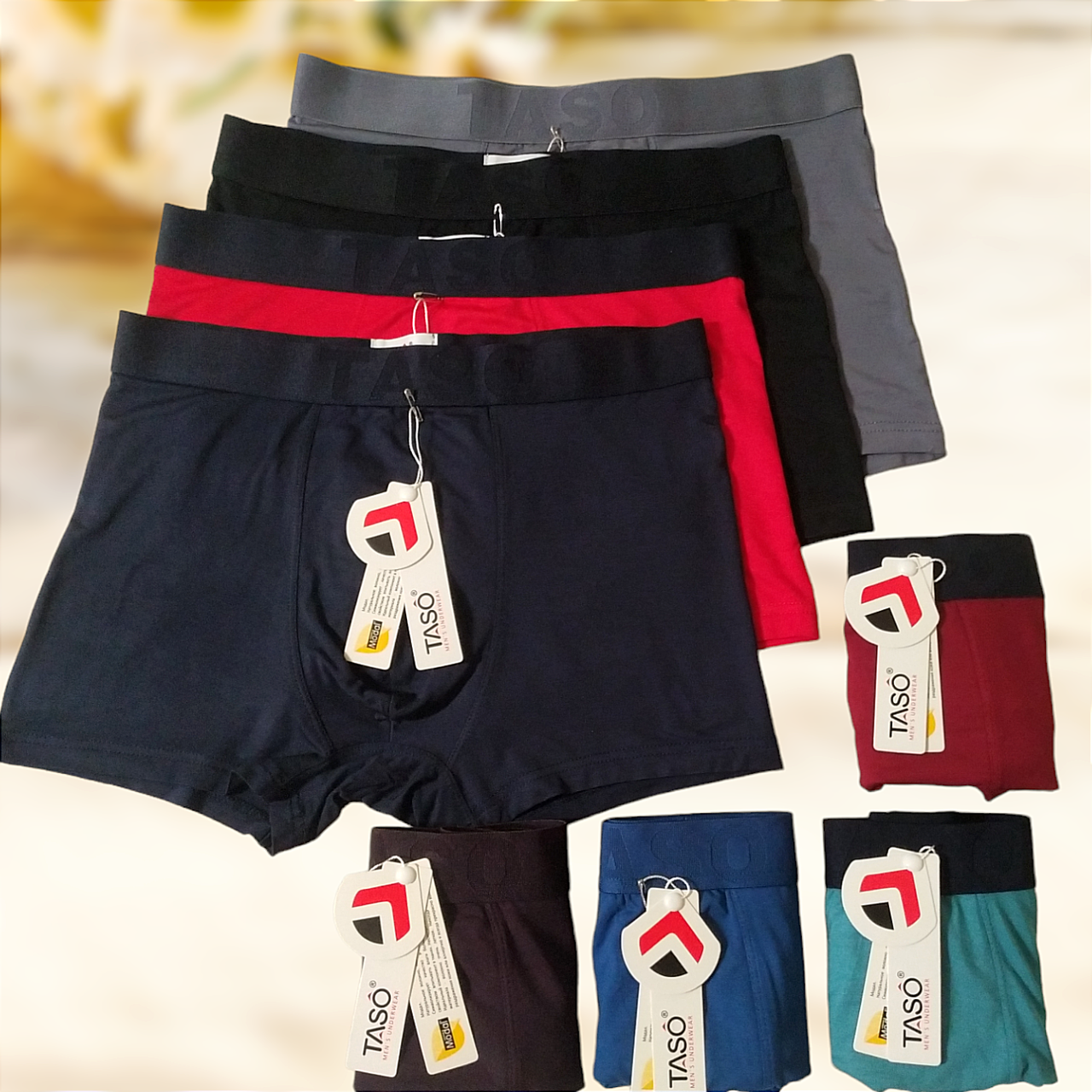 Чоловічі труси боксери Taso модал 1шт  Розмір  XL 2XL 3XL, фото 1