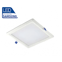 Світильник 3W LED GTV LOUIS гарантія 3 роки, IP54, 120°,4000K, врізний, квадрат (LD-LSWK03W-NB)