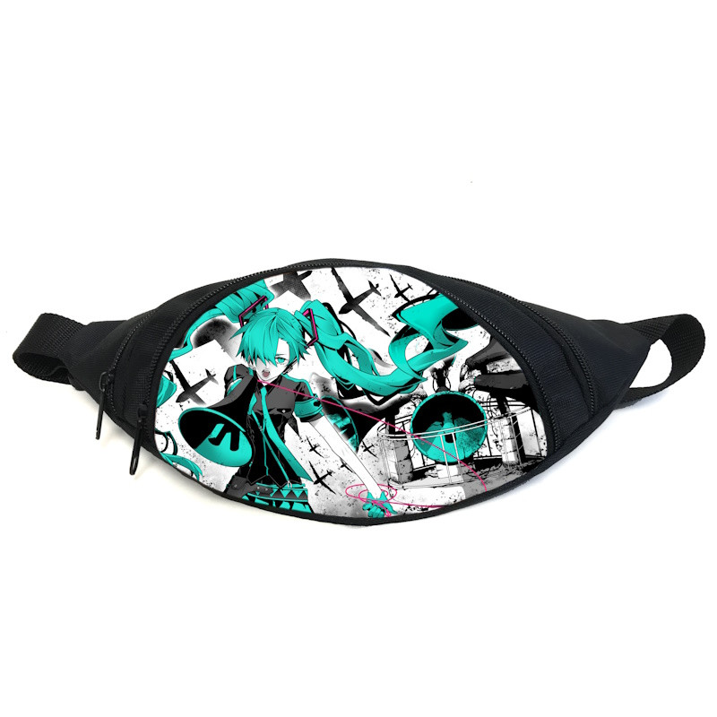Поясна сумка бананка Міку Хацуне Hatsune Miku (GB HM 08) Gear Bag чорна