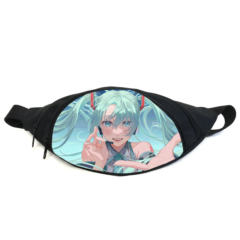 Поясна сумка бананка Міку Хацуне Hatsune Miku (GB HM 012) Gear Bag чорна