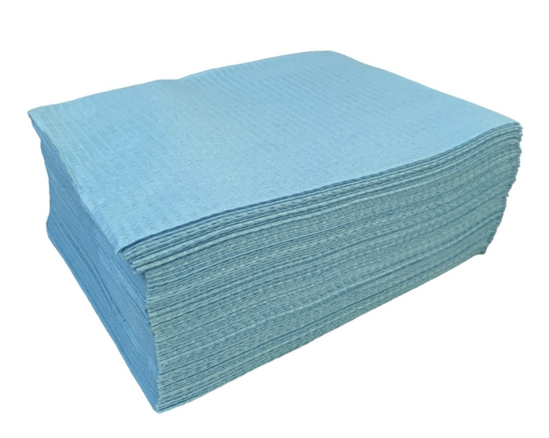 Серветки для пацієнта стоматологічні (блакитний)