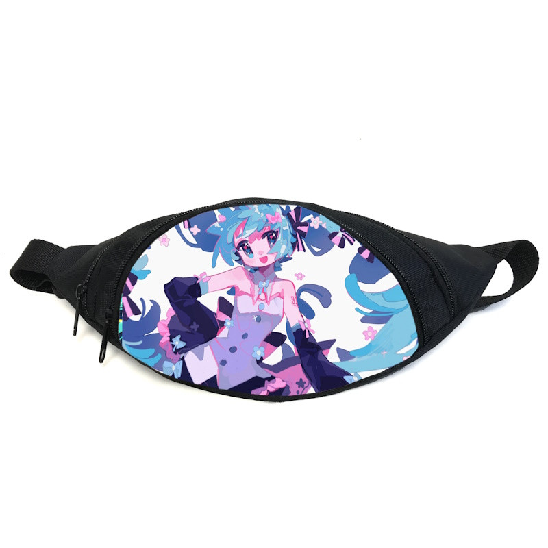 Поясна сумка бананка Міку Хацуне Hatsune Miku (GB HM 017) Gear Bag чорна