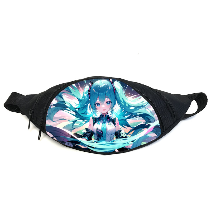 Поясна сумка бананка Міку Хацуне Hatsune Miku (GB HM 019) Gear Bag чорна