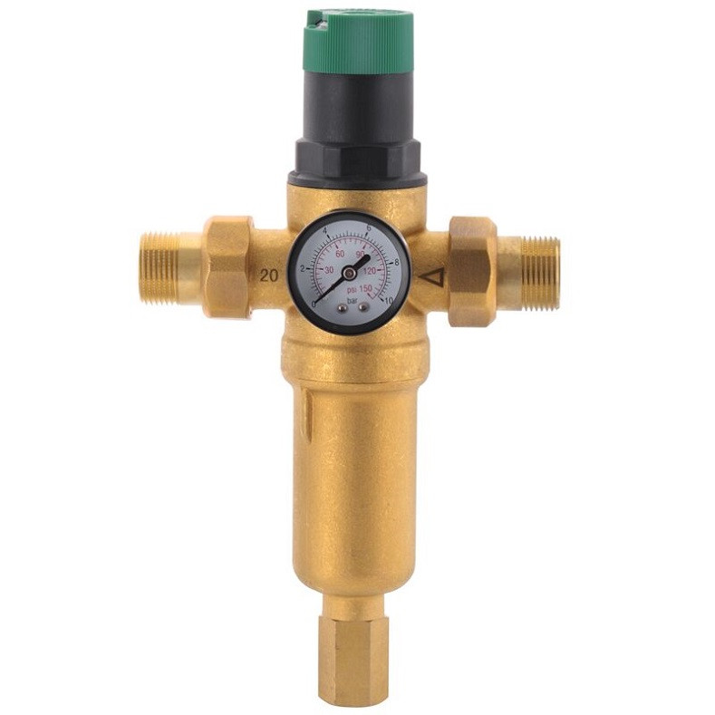 Фільтр самоочисний з редуктором тиску та манометром KOER KR.1249 3/4" НР