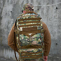 Тактическая транспортная сумка-баул трансформер мультикам (55л) нейлоновая кордура Армейский рюкзак баул
