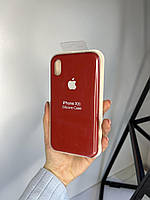 Силиконовый чехол для Iphone XR красный ( High №33 )