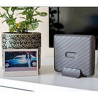 Портативный принтер для фото Fujifilm Термопринтер мобильный mini Gray Bluetooth термопринтер (Минипринтер)