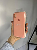 Силиконовый чехол для Iphone XR розовый ( High № 12 )