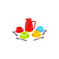 Игровой набор Посуды "Маринка 8" ТехноК 1509TXK кофейник с крышкой, World-of-Toys