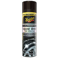 Meguiar's Ultimate Insane Shine™ Tire Coating - аерозольний спрей для чорніння шин, 425 г