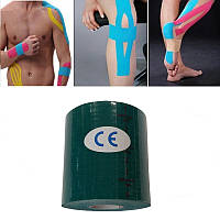 Кинезио Тейп 7.5см х 5м кинезиологическая спортивная тейп лента Kinesiology Tape, черный