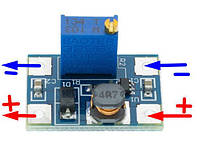 DC-DC Повышающий Модуль SX1308 2А (3-16V 2-27V) Пайка