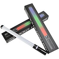 Видеосвет стик 50см LED RGB stick аккумуляторный с дисплеем 8 цветов