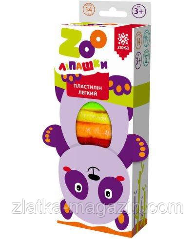 Пластилін легкий «Панда». ZOOліпашки