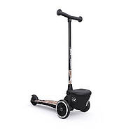 Самокат Highwaykick-2 Scoot and Ride SR-210201-BROWNLINES, со светящимися колесами, коричневый, Lala.in.ua