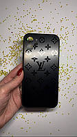 Стеклянный чехол Louis Vuitton для Iphone 12 mini Black