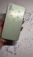 Стеклянный чехол Louis Vuitton для Iphone Xs Max Turquoise