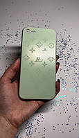 Стеклянный чехол Louis Vuitton для Iphone 7 / 8 / SE2020 Turquoise