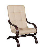 Стильное кожаное кресло ERYK (80 см)