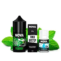 Nova 30мл мята Набор для самозамеса жидкости Заправка для вейпа, жижа, рідина