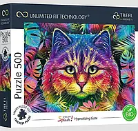 Trefl UFT Prime Color Splash Colorful Cat пазл 500 деталей (7442852)